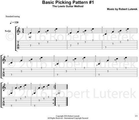 Picking Pattern # 1